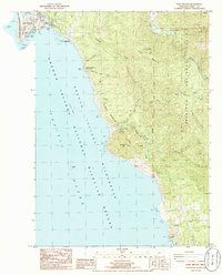 1986 Map of Port Orford, OR — High-Res | Pastmaps